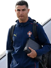 Portugal 2025 Cristiano Ronaldo Puma Track Jacket Navy Blue